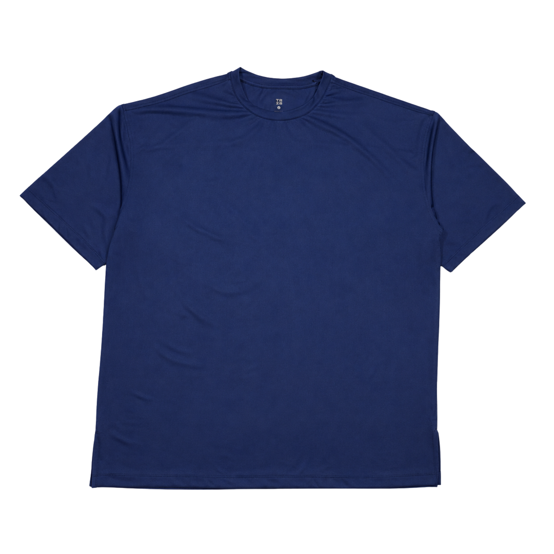 TROS Resilience PDP 2026-05 · Polera Resilience - Azul · 01 · 01 hero flat lay product